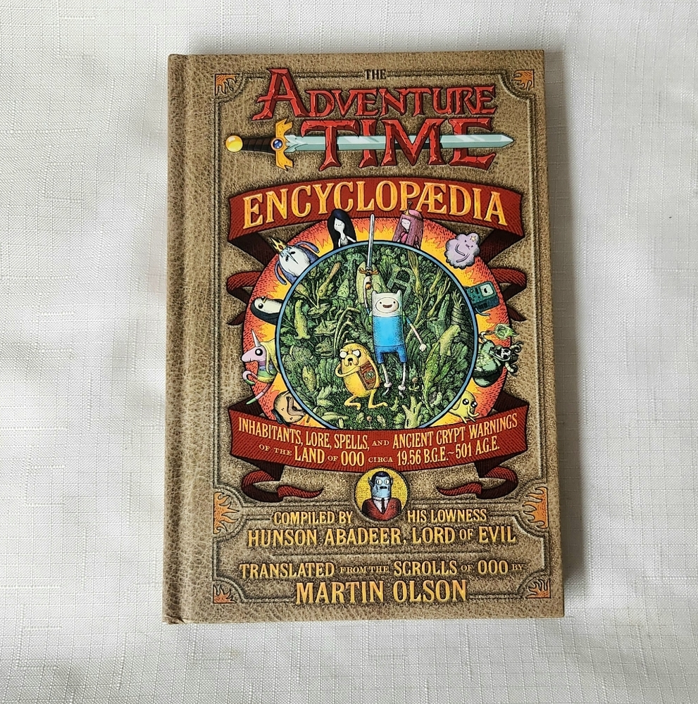 The Adventure Time Encyclopedia Signed HC Dienzo, Martin and Olivia Olson Rare